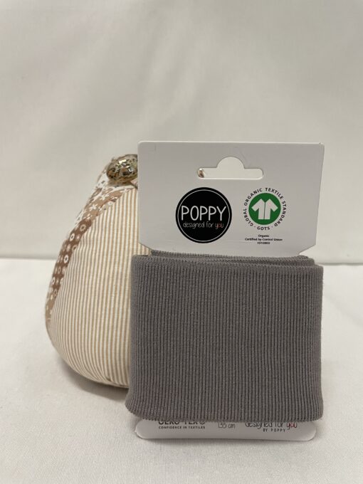 Rib | Amapola | Liso | Gris