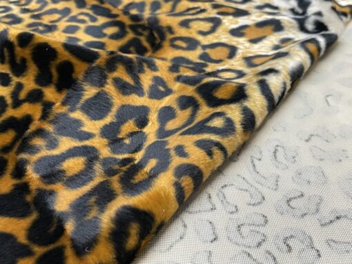Pêlo Sintético | Print Animal | Pêlo Curto | Leopardo - Imagen 2