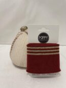 Rib | Poppy | Risca Lurex | Dourado | Vermelho
